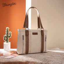 Load image into Gallery viewer, WG217-2002 Wrangler Braided Whipstitch Zippered Tote