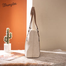 Load image into Gallery viewer, WG217-2002 Wrangler Braided Whipstitch Zippered Tote
