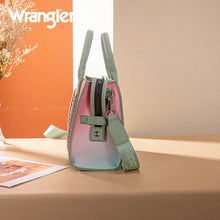 Load image into Gallery viewer, WG308-8120S Wrangler Ombre Western Tote/Crossbody - Green
