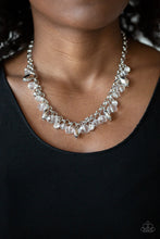 Load image into Gallery viewer, Paparazzi ♥ Downstage Dazzle - White ♥ Necklace