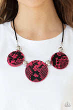 Load image into Gallery viewer, Viper Pit - Pink ♥ Necklace