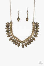 Load image into Gallery viewer, Paparazzi ♥ When The Hunter Becomes The Hunted - Brass ♥ Necklace