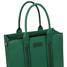 Load image into Gallery viewer, WG70-8317 Wrangler Carry-All Tote/Crossbody - Dark Green