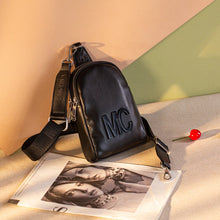 Load image into Gallery viewer, MC-339 Milan Chiva Sling Bag/Crossbody/Chest Bag - Black