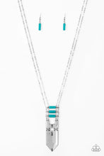 Load image into Gallery viewer, Triassic Era - Blue - Turquoise ♥ Necklace