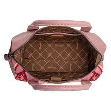 Load image into Gallery viewer, WG174-5110 Wrangler Southwestern Print Duffle Bag - Hot Pink