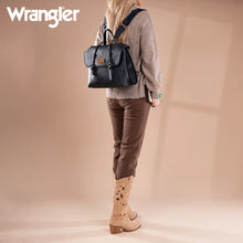 Load image into Gallery viewer, WG190-8319 Wrangler Top Handle Carry Satchel/Laptop Bag/Backpack/Crossbody - Navy