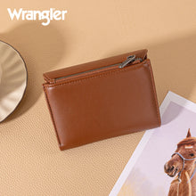 Load image into Gallery viewer, WG263-W076BR Wrangler Tri-Fold Wallet - Brown
