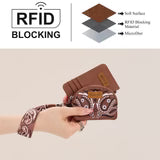 Load image into Gallery viewer, WG331-W0051BR Wrangler Paisley RFID Blocking Card Coin Pouch Set - Brown