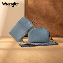 Load image into Gallery viewer, WG331-W0051JN Wrangler Paisley RFID Blocking Card Coin Pouch Set - Jean