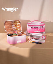 Load image into Gallery viewer, Wrangler Cosmetic Travel Case –Pink-Beige
