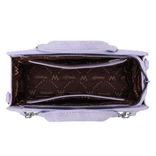Load image into Gallery viewer, WG-HB-455-8130 Wrangler Western Chic Lace with Chain Charm Satchel/Crossbody Bag - Light Purple