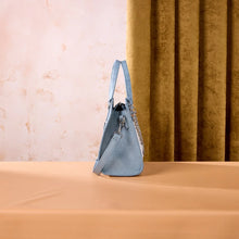 Load image into Gallery viewer, WG-HB-455-8130 Wrangler Western Chic Lace with Chain Charm Satchel/Crossbody Bag - Jean