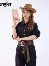 Load image into Gallery viewer, WG455-W130JN Wrangler Lace Floral RFID Blocking Zip Around Wallet - Pink