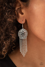 Load image into Gallery viewer, BLISSFULLY BOTANICAL Paparazzi Earring - BLACK