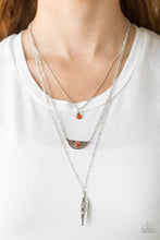 Load image into Gallery viewer, Sahara Sparrow Paparazzi Necklace - Orange