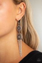 Load image into Gallery viewer, MEDALLION MECCA Paparazzi Earring - WHITE