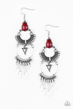 Load image into Gallery viewer, Progressively Pioneer Paparazzi Earring - Red
