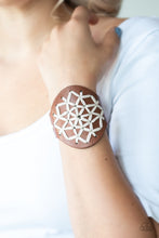 Load image into Gallery viewer, A CROSS-STITCH IN TIME Paparazzi Bracelet - BROWN