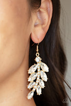Load image into Gallery viewer, Ice Garden Gala Paparazzi Earring - Gold