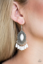 Load image into Gallery viewer, PRIVATE VILLA Paparazzi Earring - WHITE