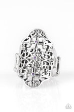 Load image into Gallery viewer, Botanical Beam Paparazzi Ring - Purple
