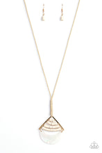 Load image into Gallery viewer, Necklace – Beach Beam Paparazzi Necklace – Gold