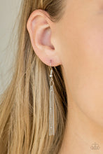 Load image into Gallery viewer, Fly The Coop Paparazzi Feather Necklace - Black