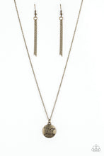 Load image into Gallery viewer, Find Joy Paparazzi Inspirational Necklace - Brass