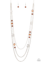 Load image into Gallery viewer, Pretty Pop-tastic! Paparazzi Necklace - Brown