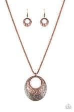 Load image into Gallery viewer, Texture Trio Paparazzi Necklace - Copper
