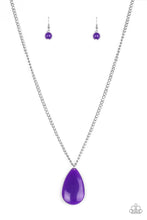 Load image into Gallery viewer, So Pop-YOU-lar Paparazzi Necklace - Purple
