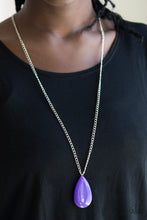 Load image into Gallery viewer, So Pop-YOU-lar Paparazzi Necklace - Purple