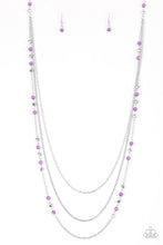 Load image into Gallery viewer, Colorful Cadence Paparazzi Necklace - Purple