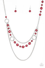 Load image into Gallery viewer, Party Dress Princess Paparazzi Necklace - Red