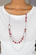 Load image into Gallery viewer, Party Dress Princess Paparazzi Necklace - Red