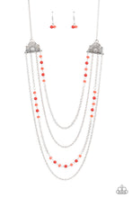 Load image into Gallery viewer, Pharaoh Finesse Paparazzi Necklace - Red