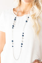 Load image into Gallery viewer, Uptown Talker Paparazzi Necklace - Blue