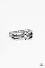 Load image into Gallery viewer, City Center Paparazzi Ring - Silver - Hematite
