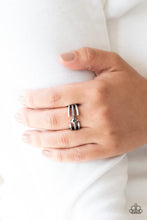 Load image into Gallery viewer, City Center Paparazzi Ring - Silver - Hematite