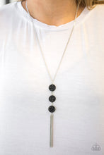 Load image into Gallery viewer, Triple Shimmer Paparazzi Necklace - Black