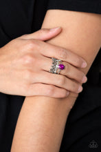 Load image into Gallery viewer, Crowned Victor Paparazzi Ring - Pink