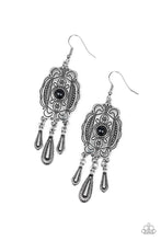 Load image into Gallery viewer, Natural Native Paparazzi Earring - Black
