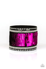Load image into Gallery viewer, Paparazzi ♥ MERMAIDS Have More Fun - Pink - Black ♥ Urban Bracelet