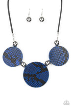 Load image into Gallery viewer, Paparazzi ♥ Viper Pit - Blue ♥ Necklace