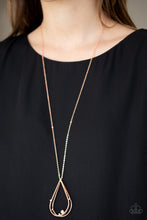Load image into Gallery viewer, Royal REIGN-Storm Paparazzi Necklace - Copper
