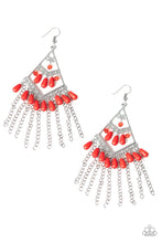 Load image into Gallery viewer, Paparazzi ♥ Trending Transcendence - Red ♥ Earrings