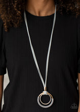 Load image into Gallery viewer, Elliptical Essence Paparazzi Necklace - Silver