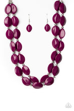 Load image into Gallery viewer, Two-Story Stunner Paparazzi Necklace - Purple