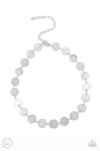 Load image into Gallery viewer, Reflection Detection Paparazzi Choker Necklace - Silver